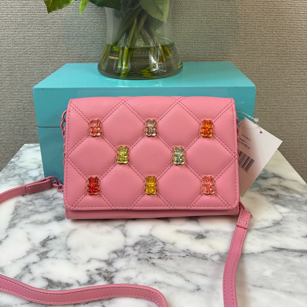 Betsey Johnson Gummy Bears Berry XOSYBILG Crossbody Bag - Brand New Novelty